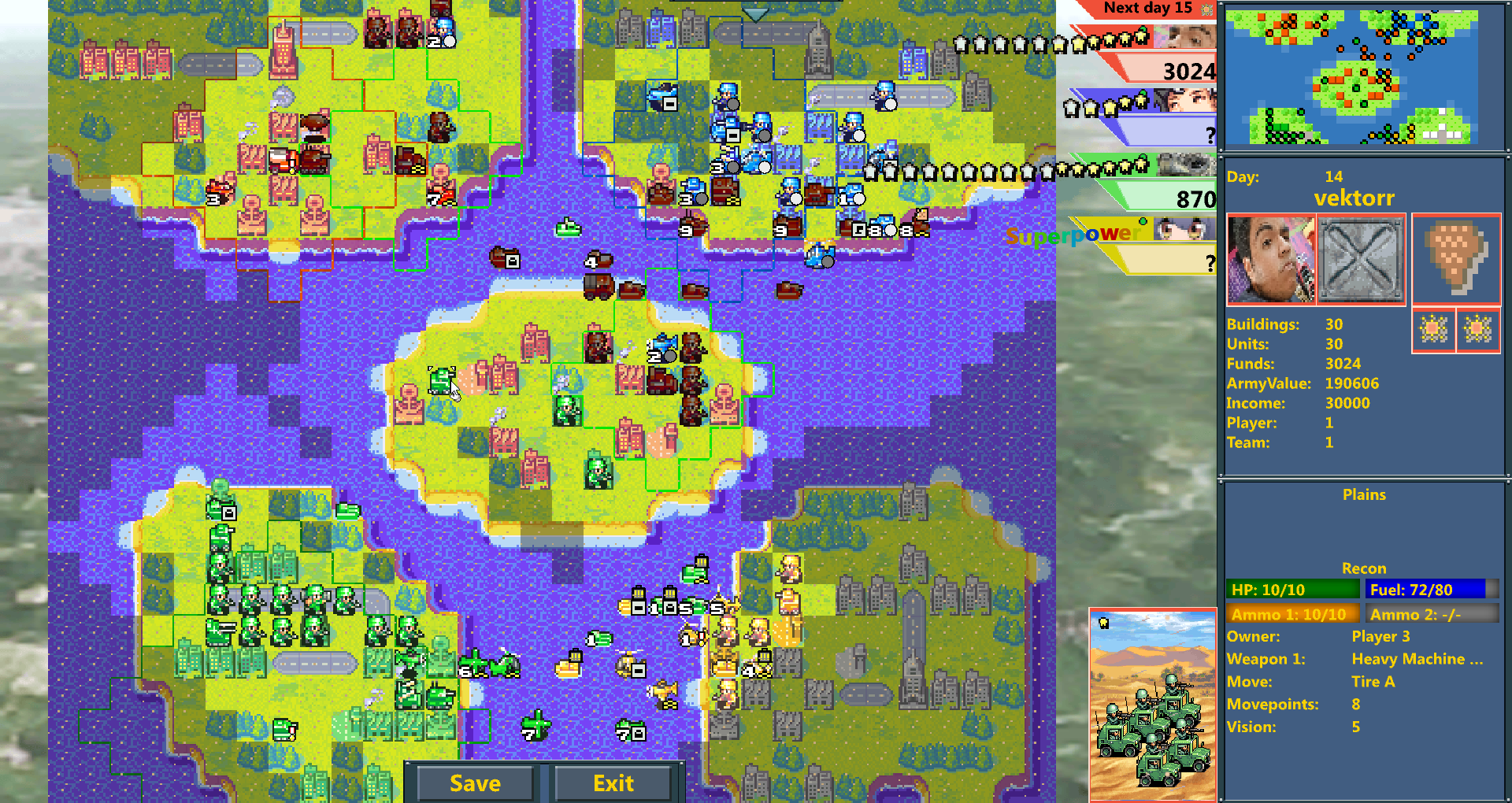 Commander Wars Screenshot 3